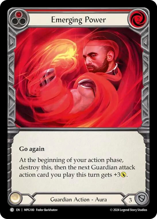 Image for Emerging Power (Red) [MPG100] - Flesh and Blood TCG