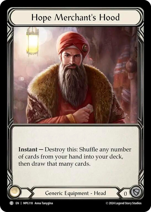 Image for Hope Merchant's Hood [MPG118] - Flesh and Blood TCG