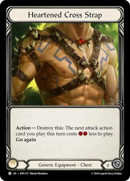 Image for Heartened Cross Strap [MPG119] - Flesh and Blood TCG