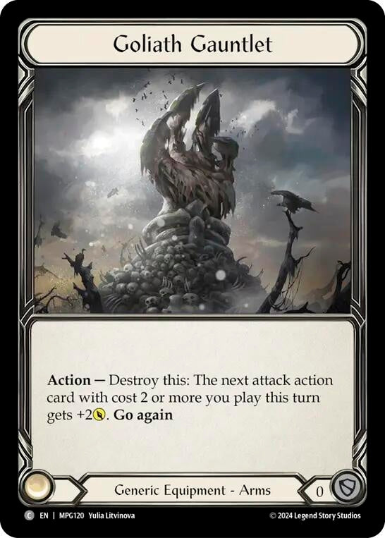Image for Goliath Gauntlet [MPG120] - Flesh and Blood TCG