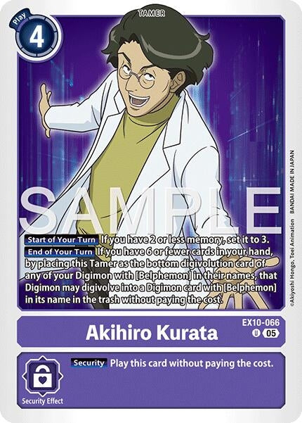 Image for Akihiro Kurata [EX10-066 U] - Digimon Card Game