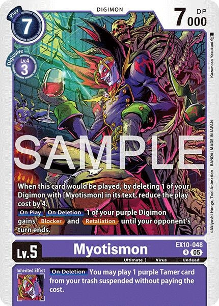 Image for Myotismon [EX10-048 R] - Digimon Card Game