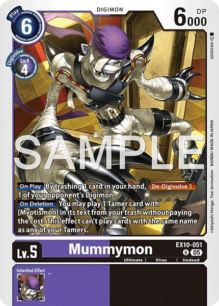 Image for Mummymon [EX10-051 U] - Digimon Card Game