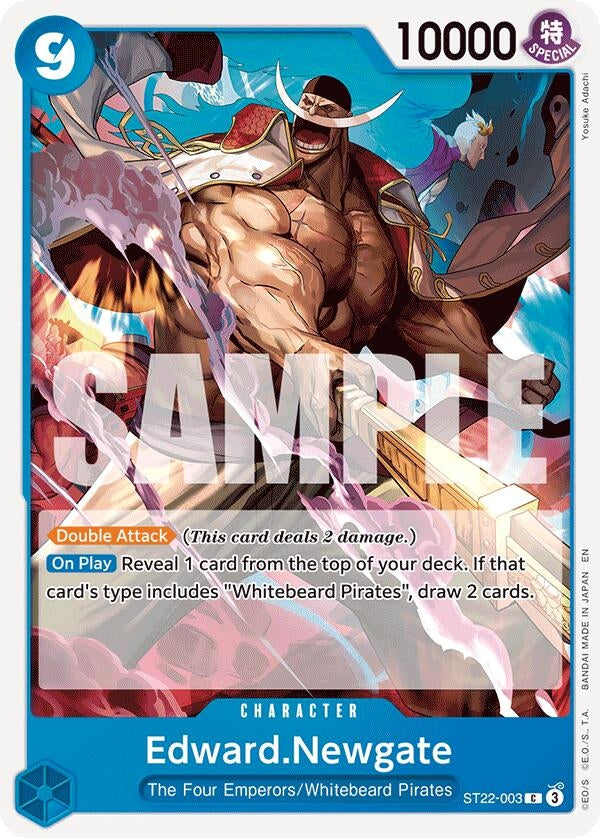 Image for Edward.Newgate [ST22-003] - One Piece Card Game