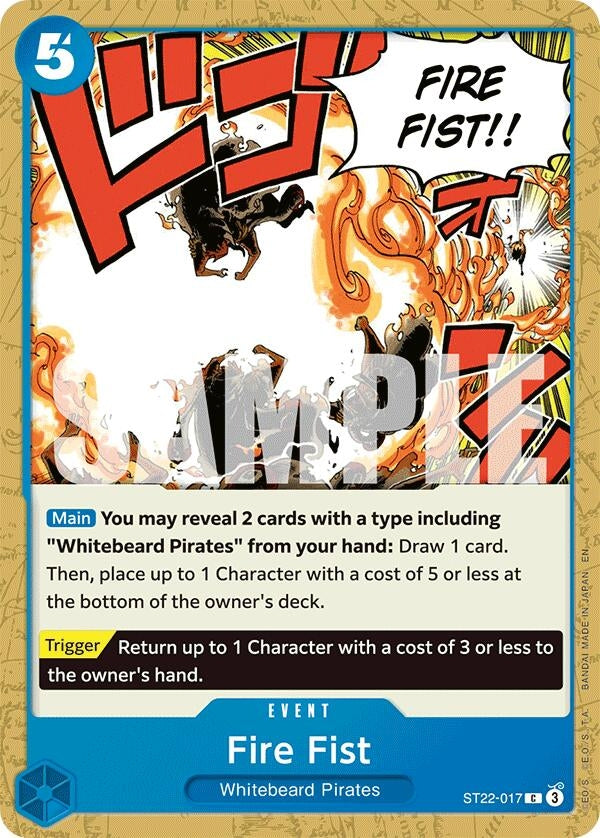 Image for Fire Fist [ST22-017] - One Piece Card Game