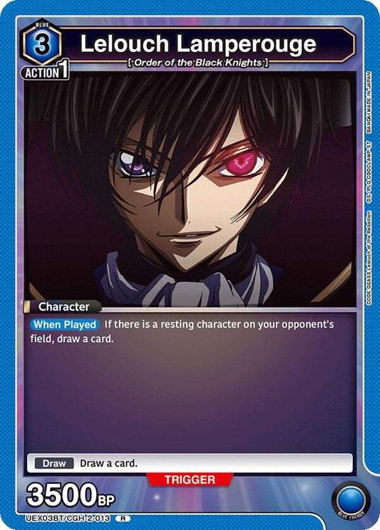 Image for Lelouch Lamperouge (013) [UEX03BT/CGH-2-013] - Union Arena