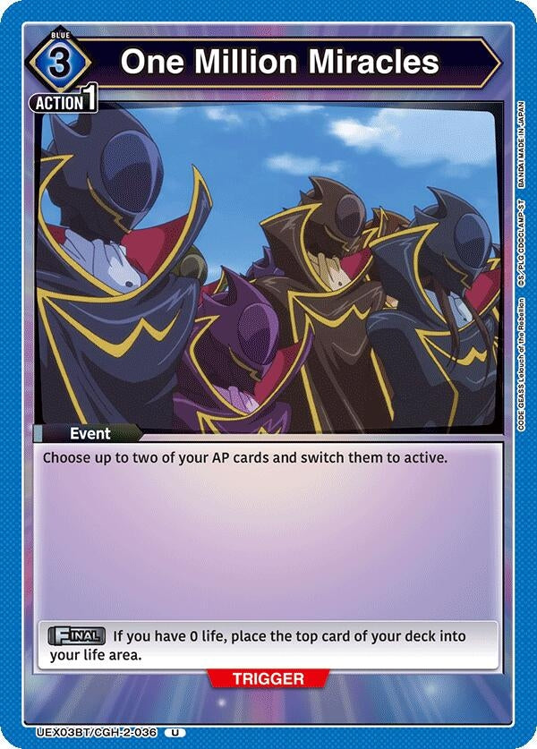 Image for One Million Miracles [UEX03BT/CGH-2-036] - Union Arena