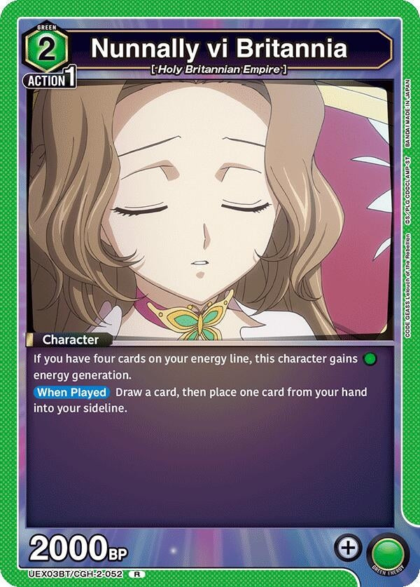 Image for Nunnally vi Britannia [UEX03BT/CGH-2-052] - Union Arena