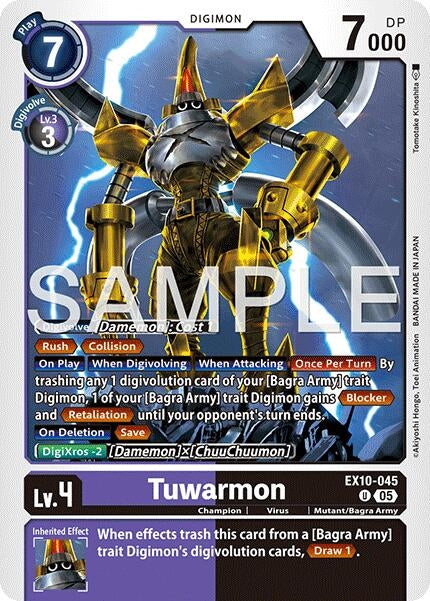 Image for Tuwarmon [EX10-045 U] - Digimon Card Game