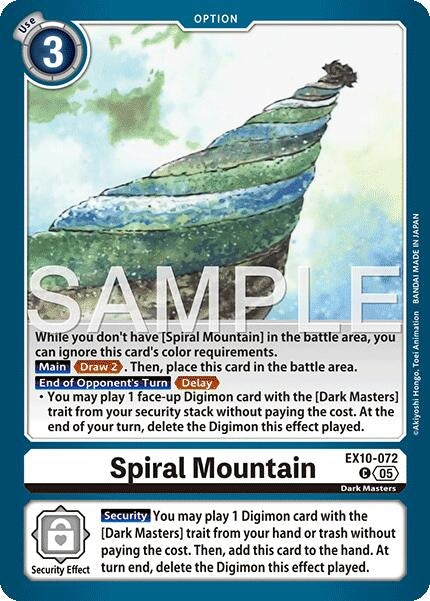Image for Spiral Mountain [EX10-072 C] - Digimon Card Game