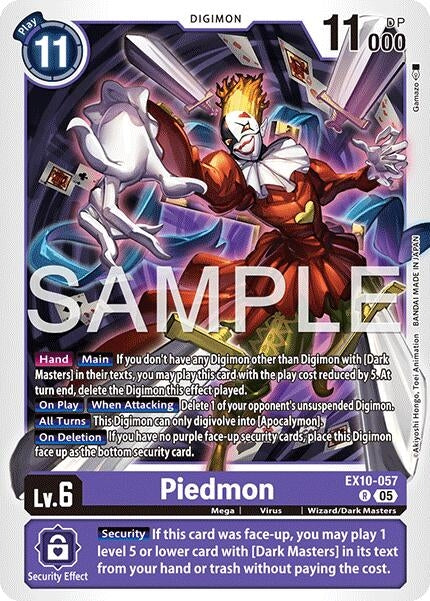 Image for Piedmon [EX10-057 R] - Digimon Card Game