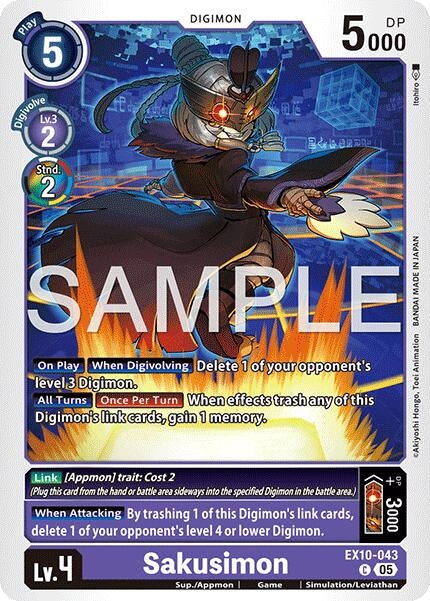 Image for Sakusimon [EX10-043 C] - Digimon Card Game