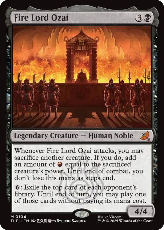 Image for Fire Lord Ozai [104] - Magic: The Gathering