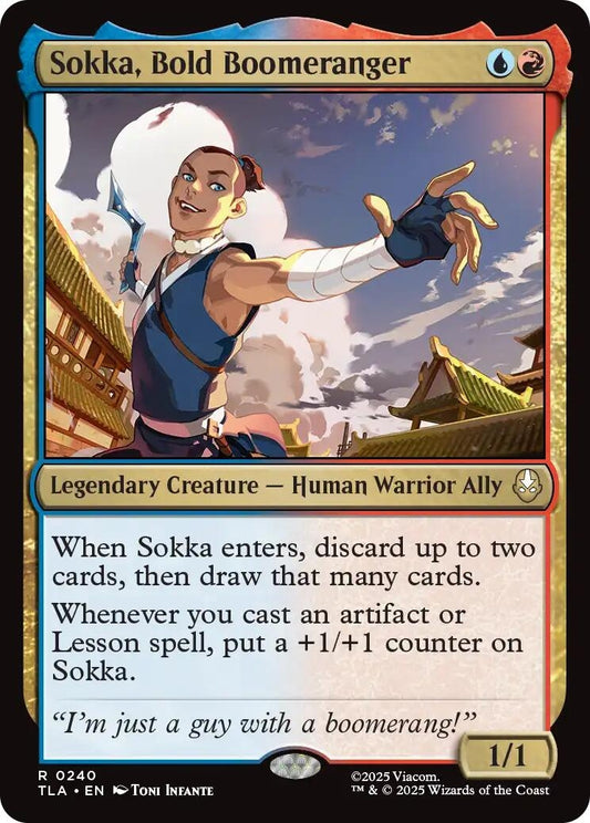 Image for Sokka, Bold Boomeranger [240] - Magic: The Gathering