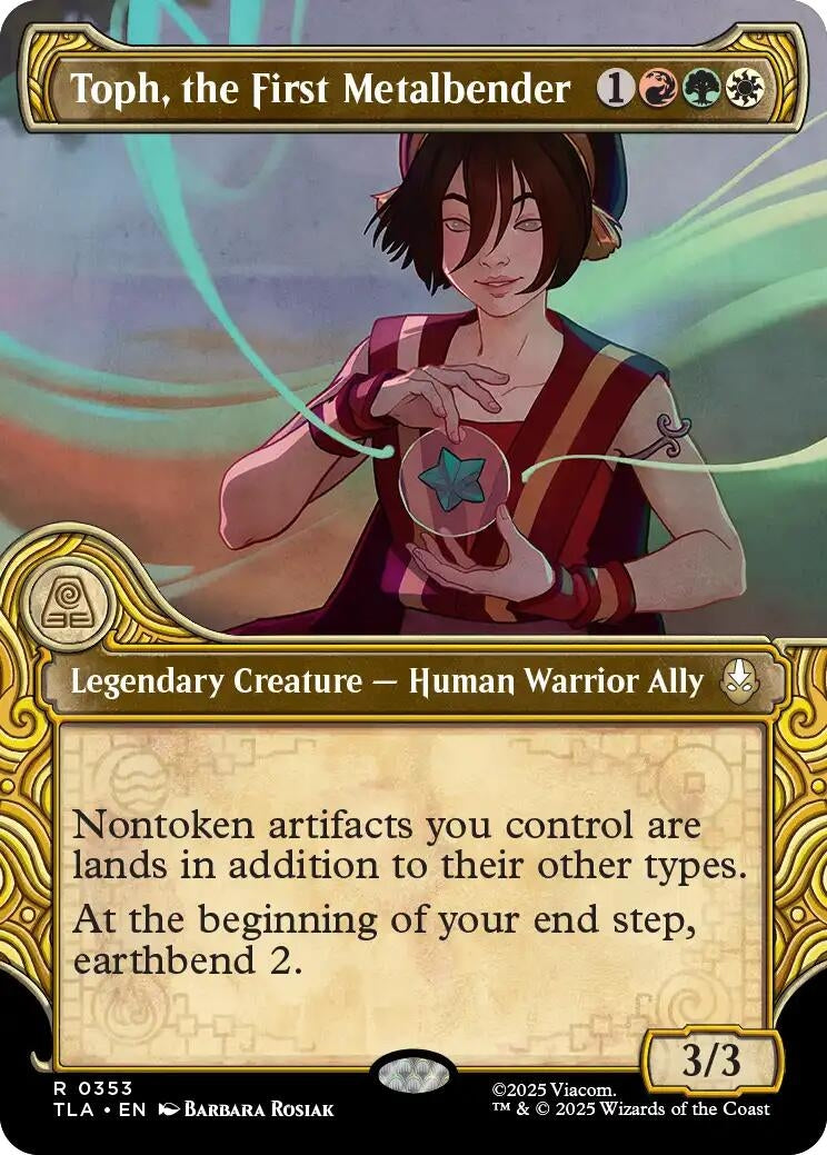 Image for Toph, the First Metalbender (Showcase) [353] - Magic: The Gathering