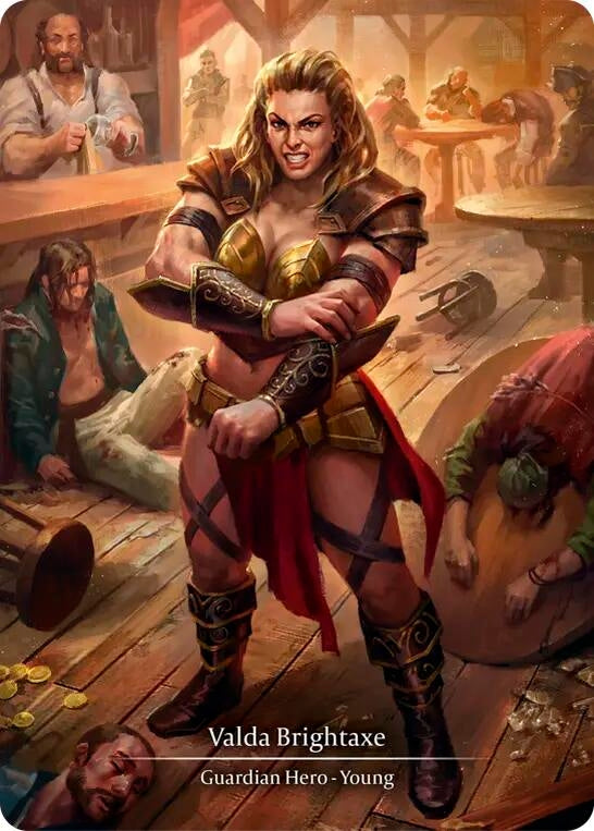 Image for Valda Brightaxe (Marvel) [MPG002] - Flesh and Blood TCG