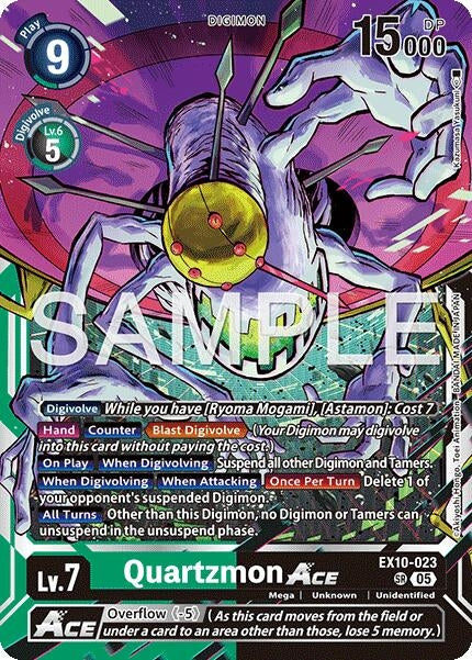 Image for Quartzmon ACE [EX10-023 SR] - Digimon Card Game
