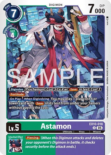 Image for Astamon [EX10-018 R] - Digimon Card Game