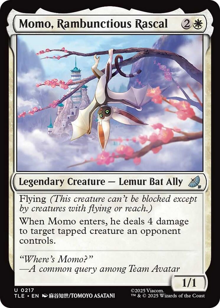Image for Momo, Rambunctious Rascal (0217) [217] - Magic: The Gathering