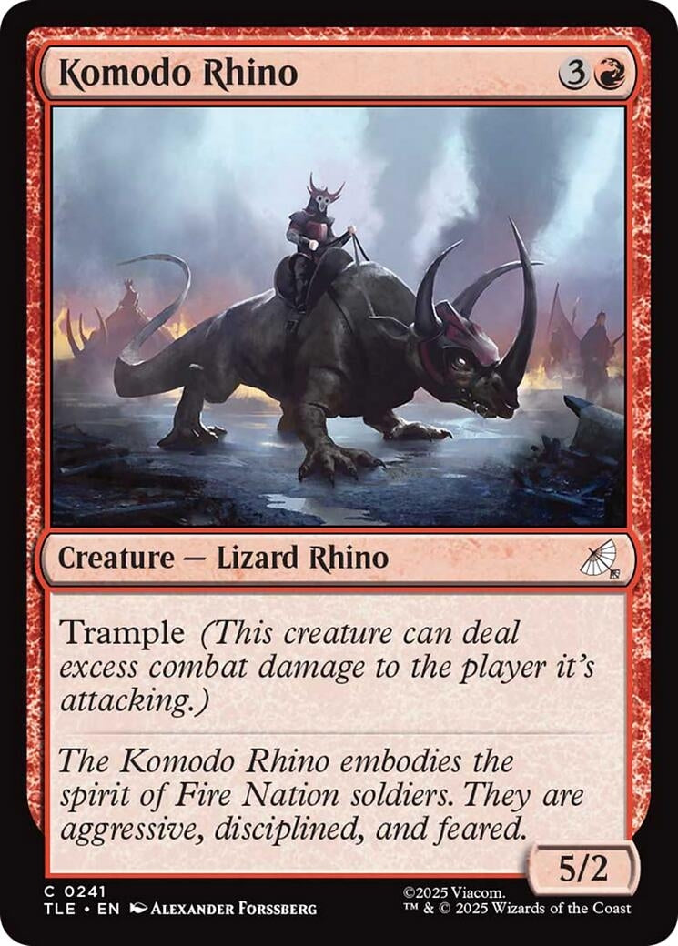 Image for Komodo Rhino (0241) [241] - Magic: The Gathering