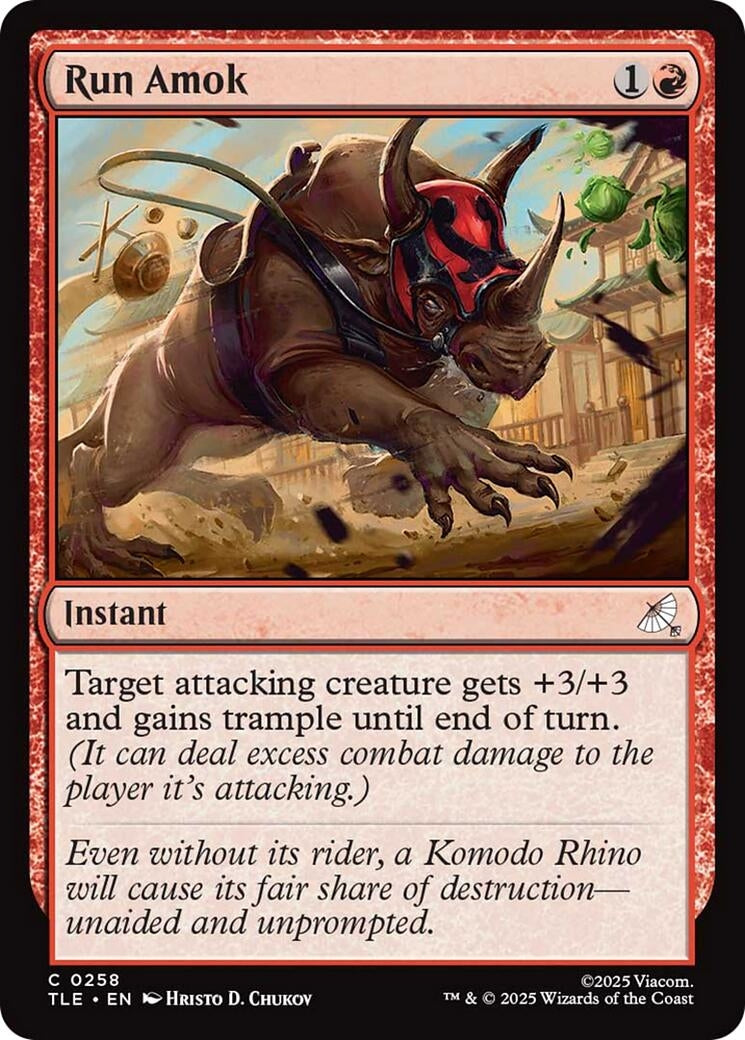Image for Run Amok (0258) [258] - Magic: The Gathering