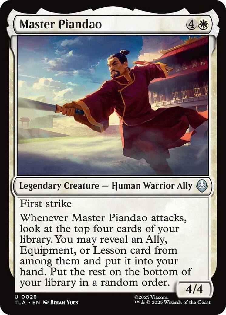 Image for Master Piandao [28] - Magic: The Gathering