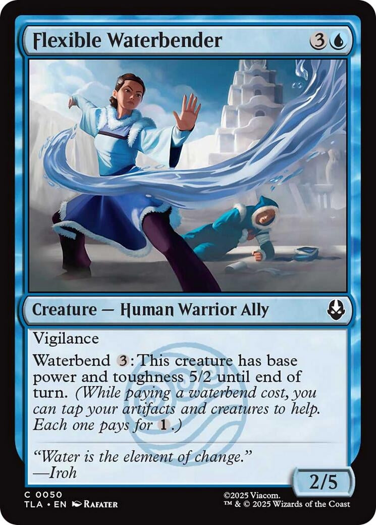 Image for Flexible Waterbender [50] - Magic: The Gathering