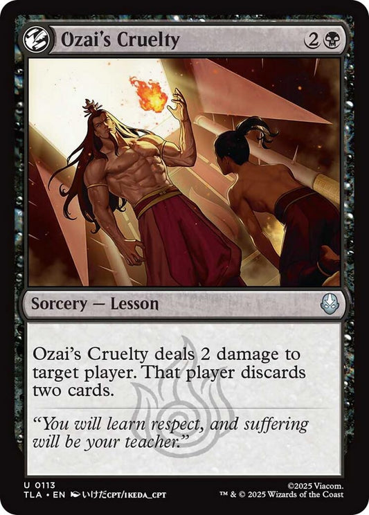 Image for Ozai's Cruelty [113] - Magic: The Gathering