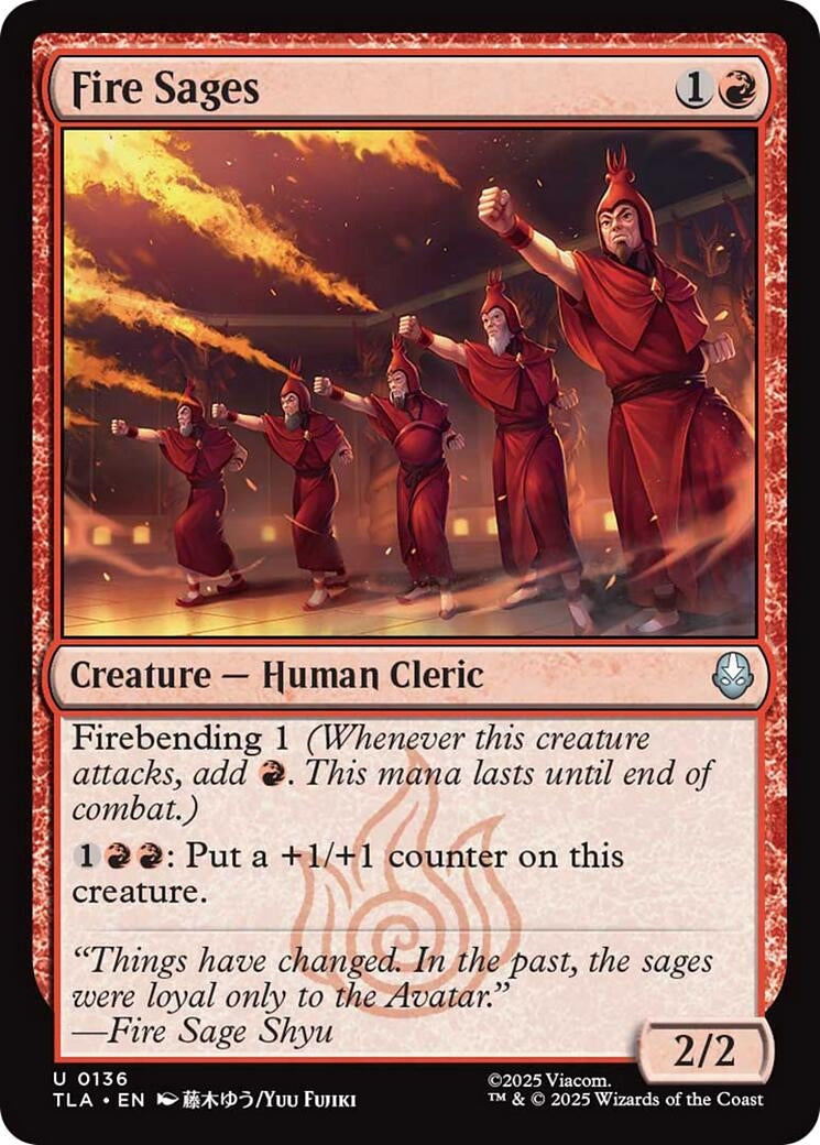 Image for Fire Sages [136] - Magic: The Gathering