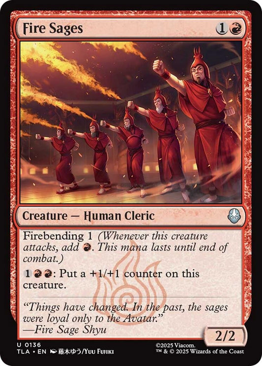 Image for Fire Sages [136] - Magic: The Gathering
