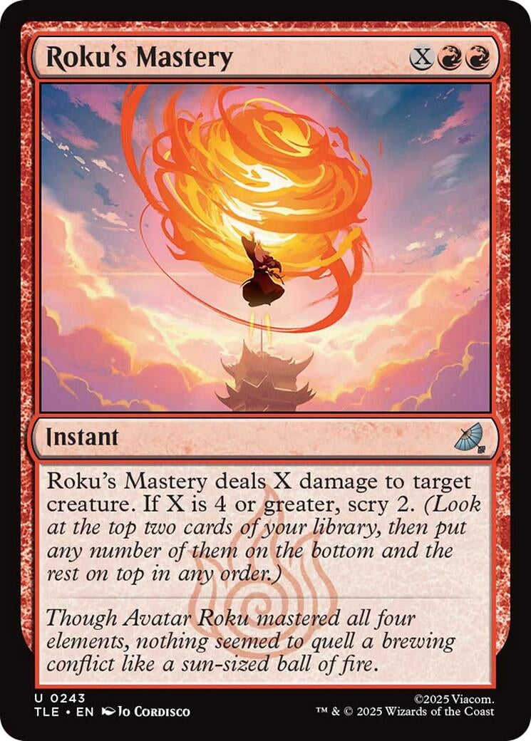 Image for Roku's Mastery [243] - Magic: The Gathering