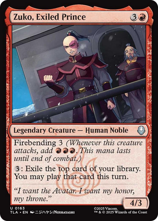 Image for Zuko, Exiled Prince [163] - Magic: The Gathering