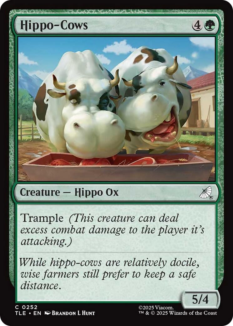 Image for Hippo-Cows [252] - Magic: The Gathering