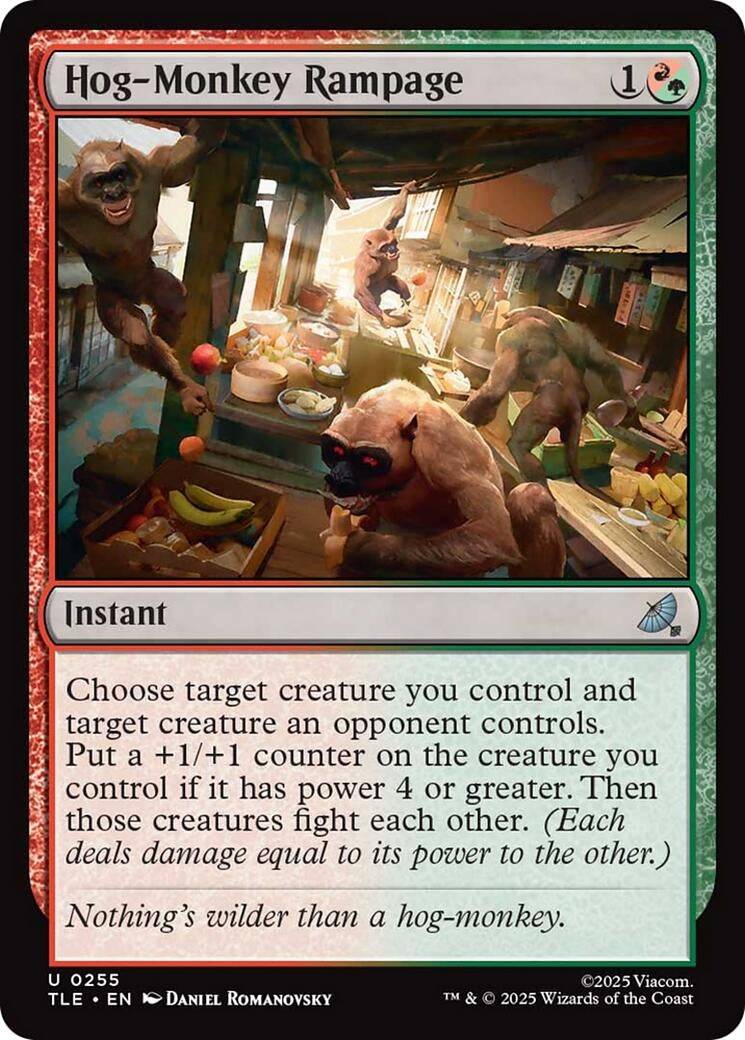 Image for Hog-Monkey Rampage [255] - Magic: The Gathering