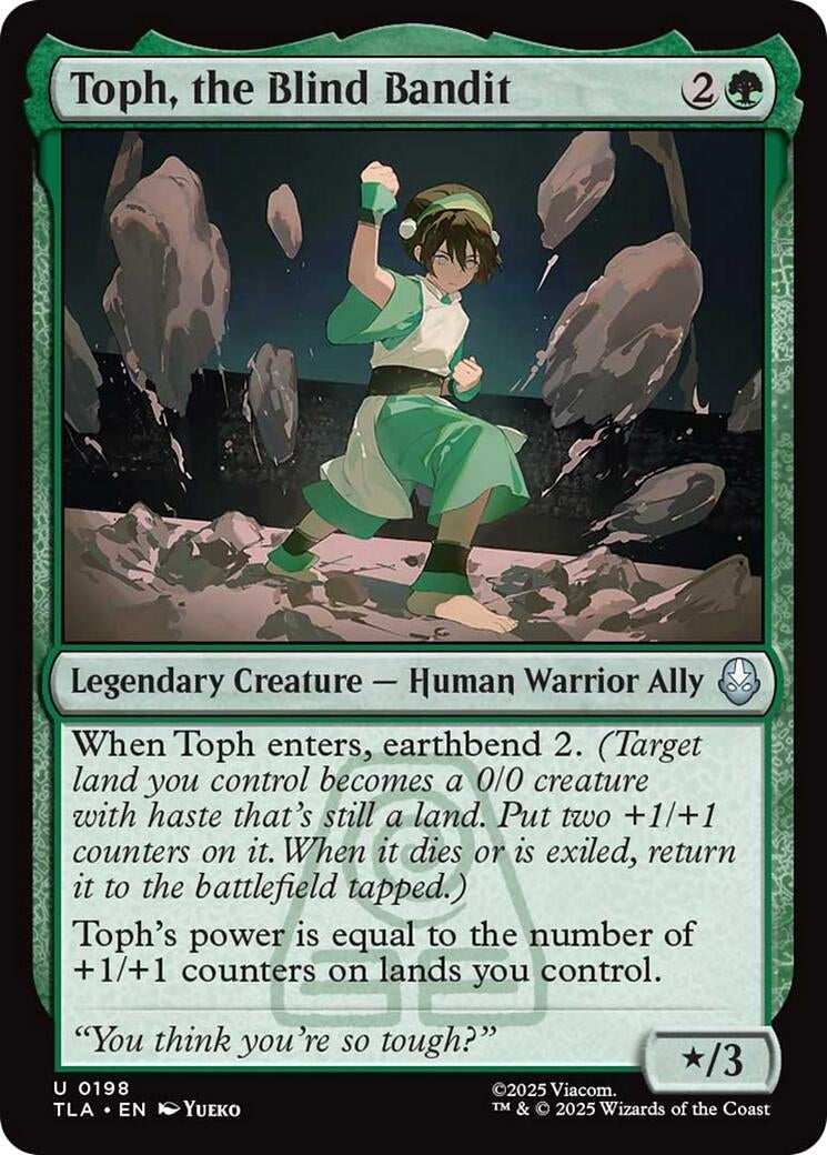 Image for Toph, the Blind Bandit [198] - Magic: The Gathering