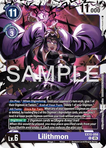 Image for Lilithmon [EX10-058 R] - Digimon Card Game