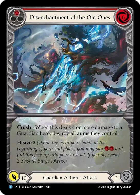 Image for Disenchantment of the Old Ones (Extended Art) [MPG027] - Flesh and Blood TCG