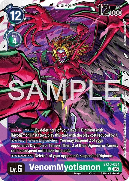 Image for VenomMyotismon [EX10-054 R] - Digimon Card Game