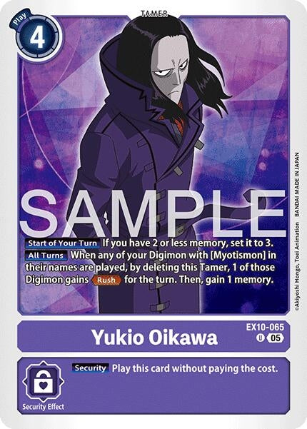 Image for Yukio Oikawa [EX10-065 R] - Digimon Card Game