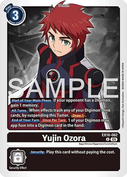 Image for Yujin Ozora [EX10-062 U] - Digimon Card Game