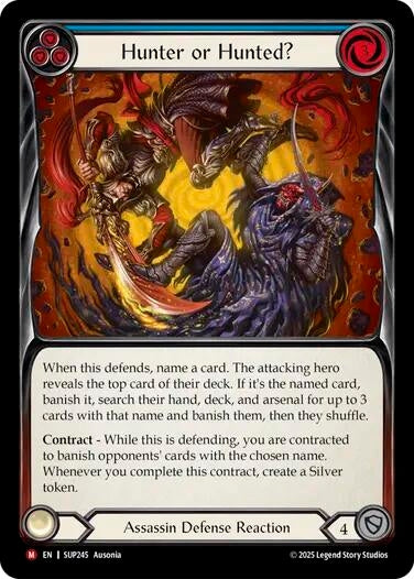 Image for Hunter or Hunted? [SUP245] - Flesh and Blood TCG