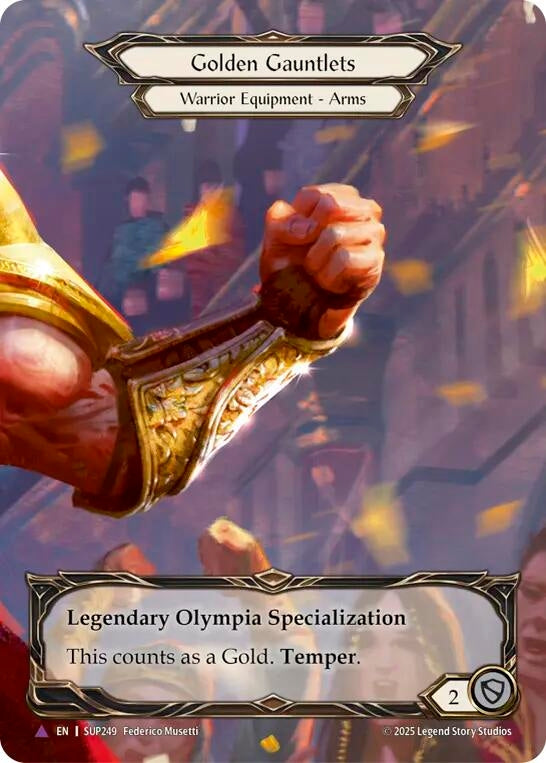 Image for Golden Gauntlets (Marvel) [SUP249] - Flesh and Blood TCG