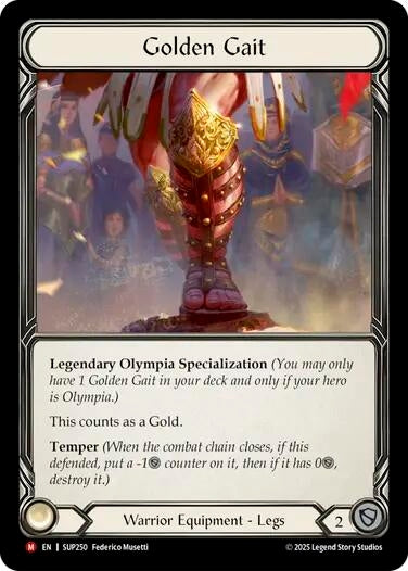 Image for Golden Gait [SUP250] - Flesh and Blood TCG