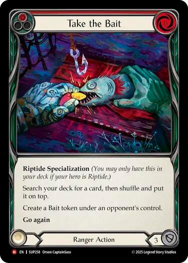 Image for Take the Bait (Red) [SUP258] - Flesh and Blood TCG