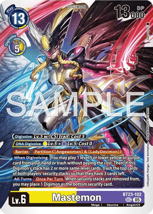 Image for Mastemon [BT23-102 SEC] - Digimon Card Game