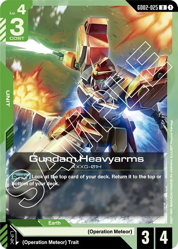 Image for Gundam Heavyarms [GD02-025] - Gundam Card Game