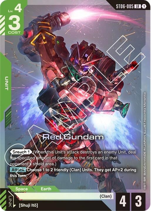 Image for Red Gundam [ST06-005] - Gundam Card Game