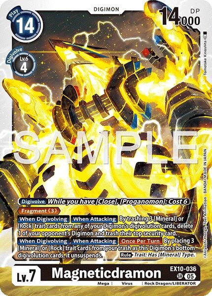 Image for Magneticdramon [EX10-036 SR] - Digimon Card Game