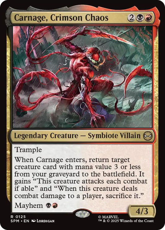 Image for Carnage, Crimson Chaos [125] - Magic: The Gathering
