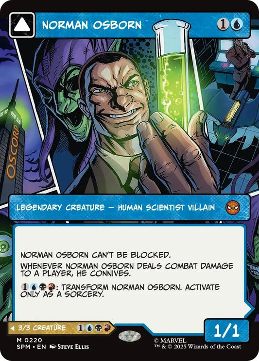 Image for Norman Osborn (Borderless) [220] - Magic: The Gathering